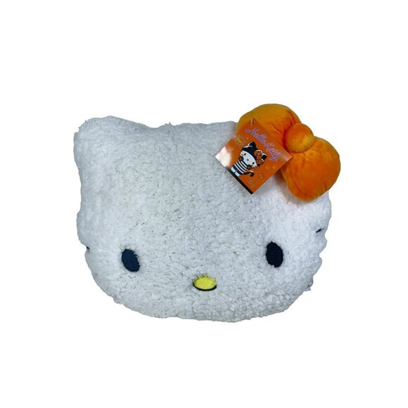 Sanrio Hello Kitty Sherpa Kitty Face 16" x 14" Throw Pillow - Picture 5 of 10